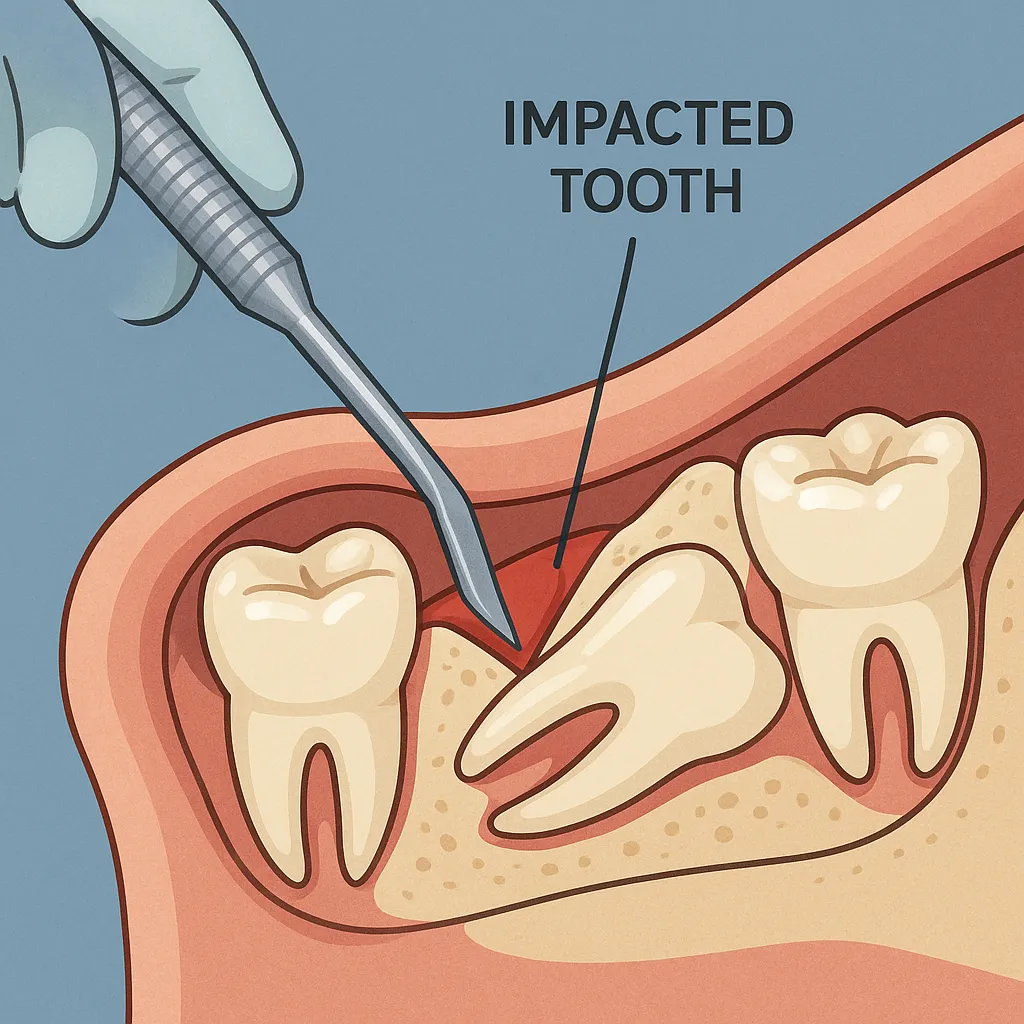 جراحی دندان نهفته؛ راهنمای کامل برای درمان و 10 ها نکته عملی برای مراقبت بیشتر 1 جراحی دندان نهفته